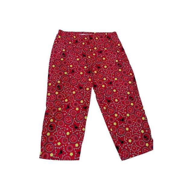 Unisex Size 3X Pajama Pants Bottoms Scottish Terrier Scottie Dog Christmas Red - Picture 1 of 4